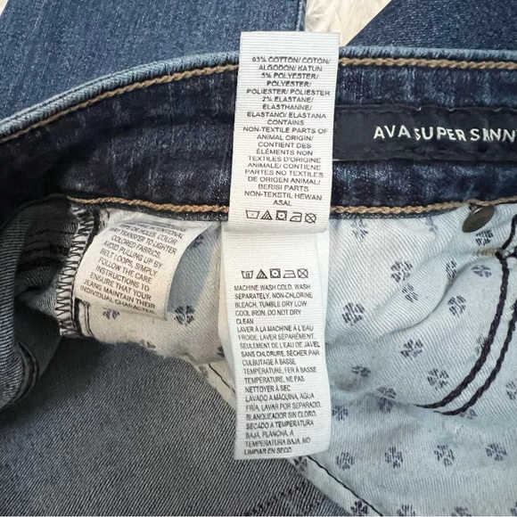 Lucky Brand Ava Super Skinny Jeans Size 12 / 31 - Picture 11 of 14